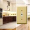 Amerelle Wall Plate, Number of Gangs: 1 Steel, Polished Brass Finish, Bronze 163TBR - alternate 3